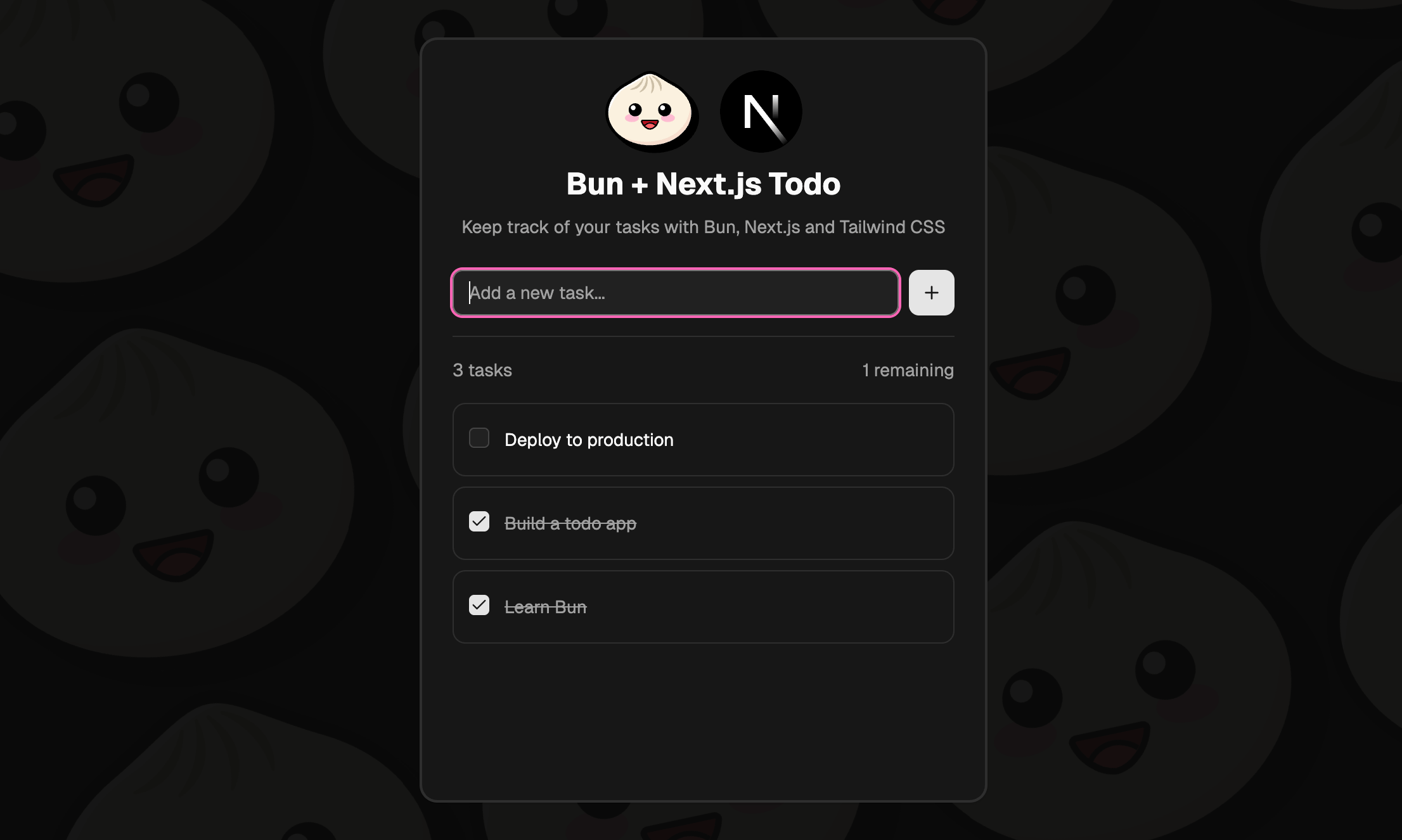 bun-nextjs-todo