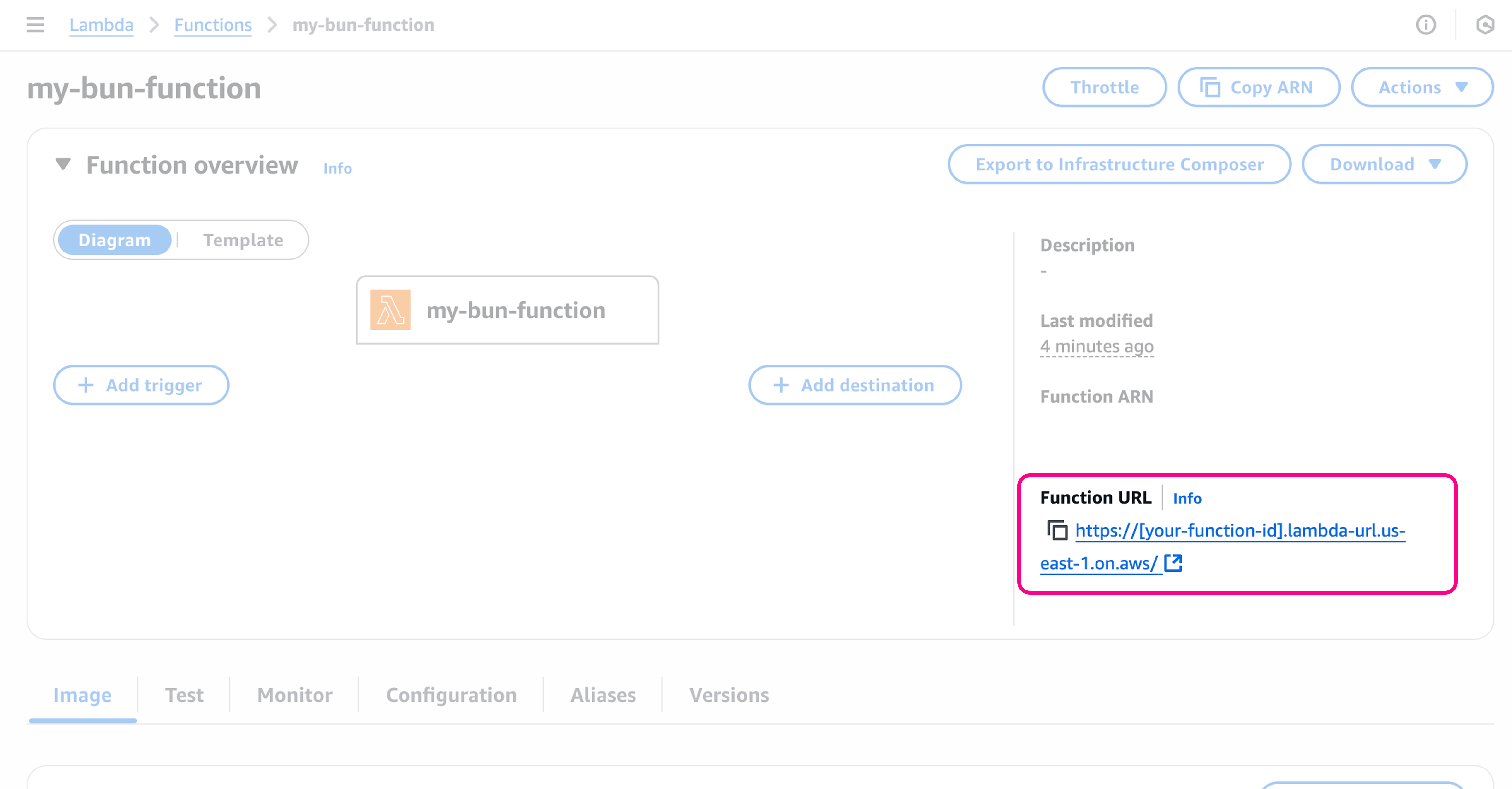 Function URL