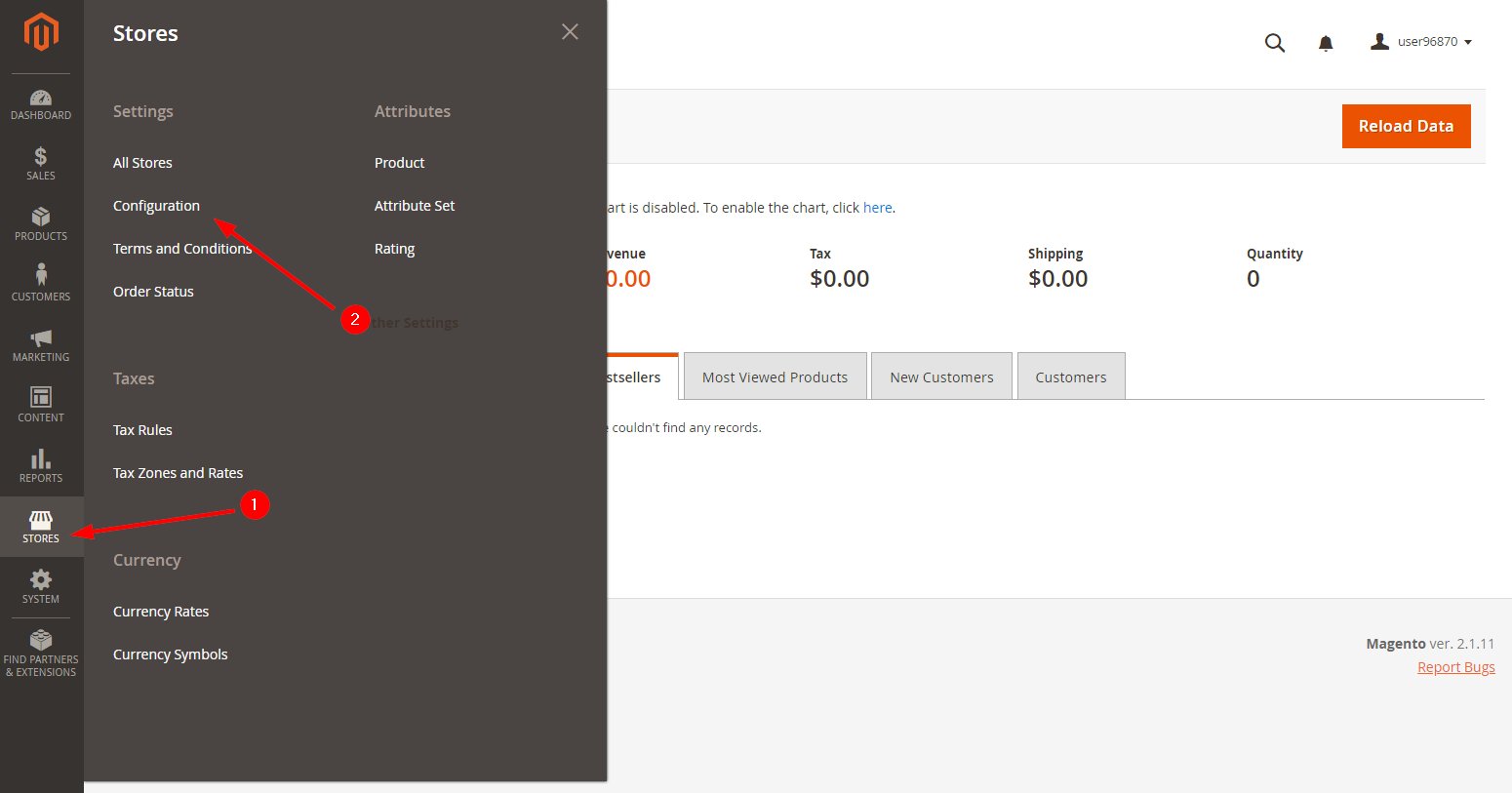 Magento Web configuration