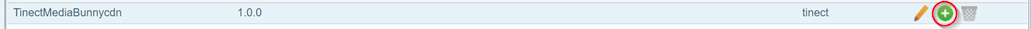 Installing the uploaded plugin