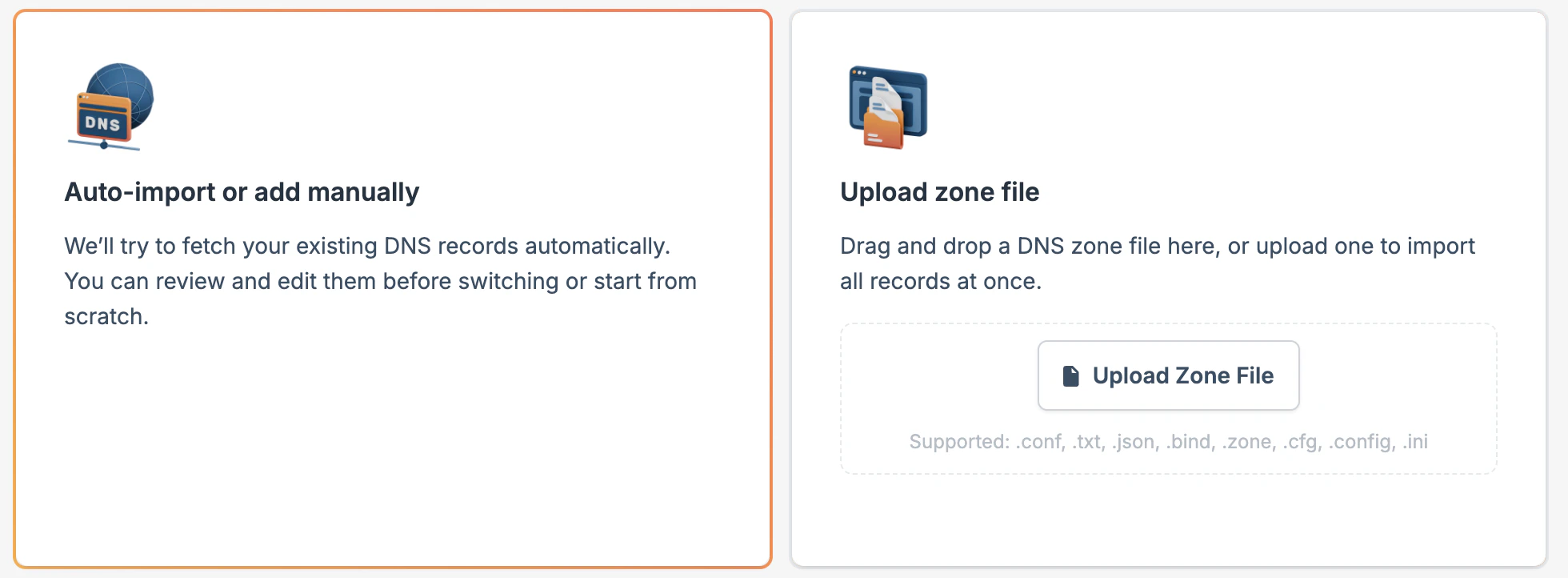 Scan or upload