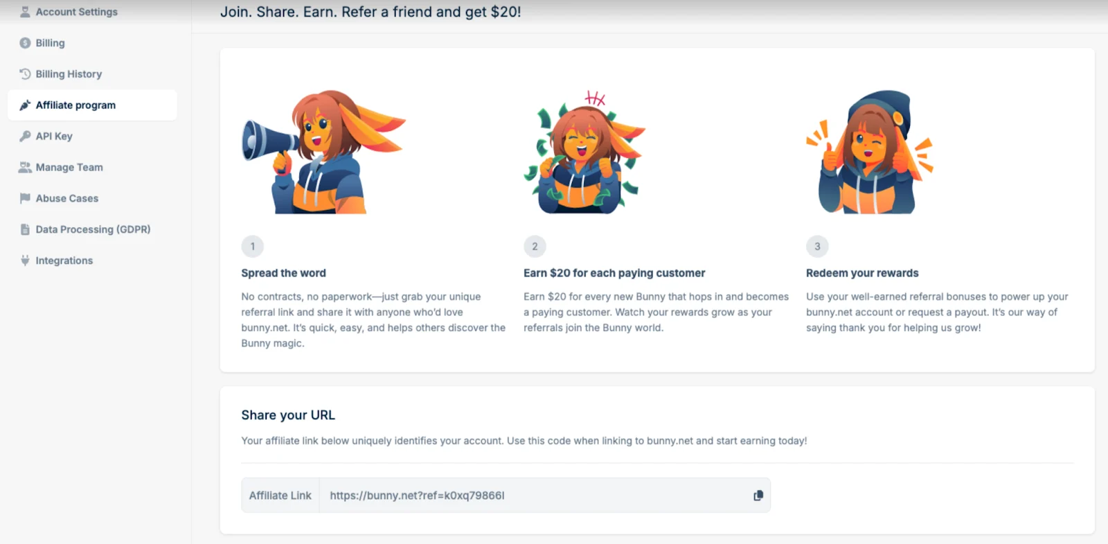 Referral program