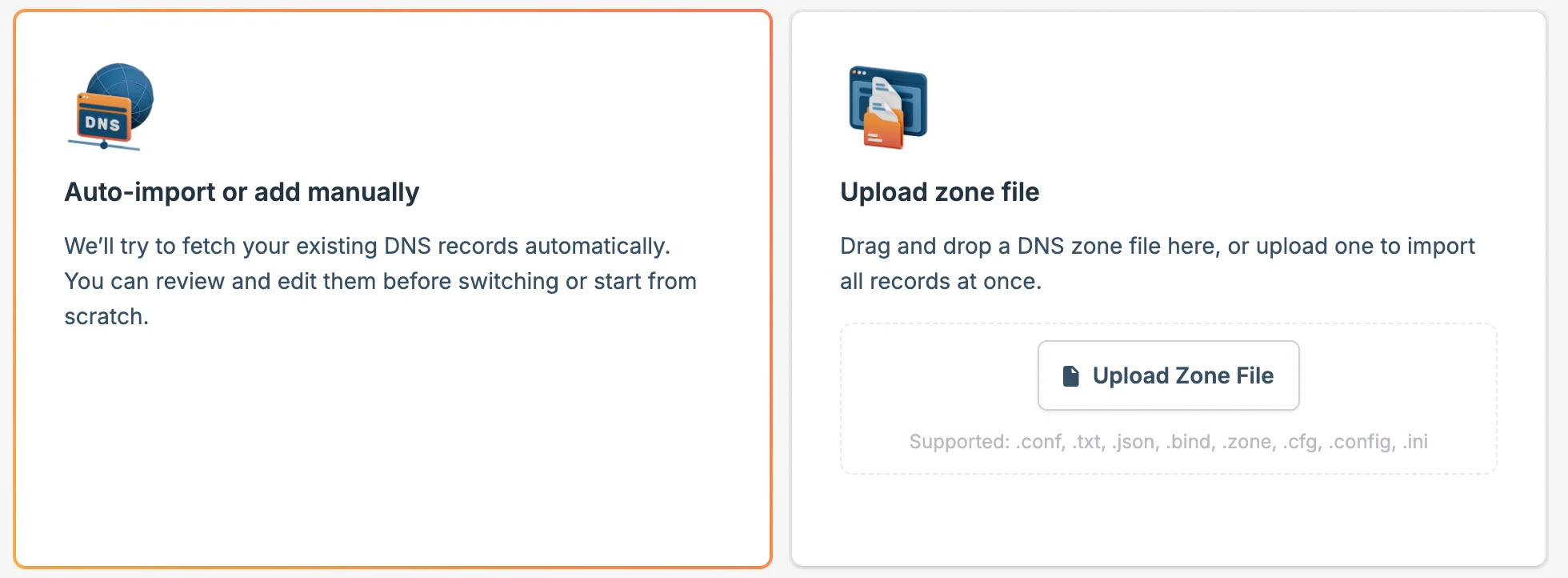 Scan or upload