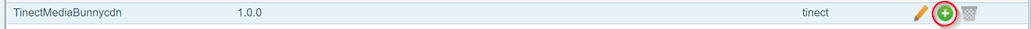 Installing the uploaded plugin