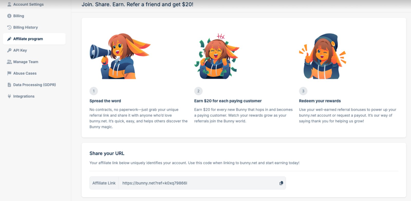 Referral program