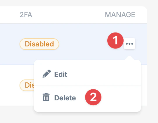 Delete