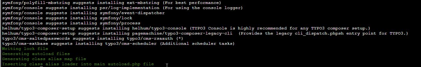 Installing the Content Replacer extension with Composer