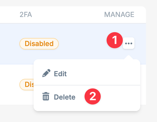 Delete