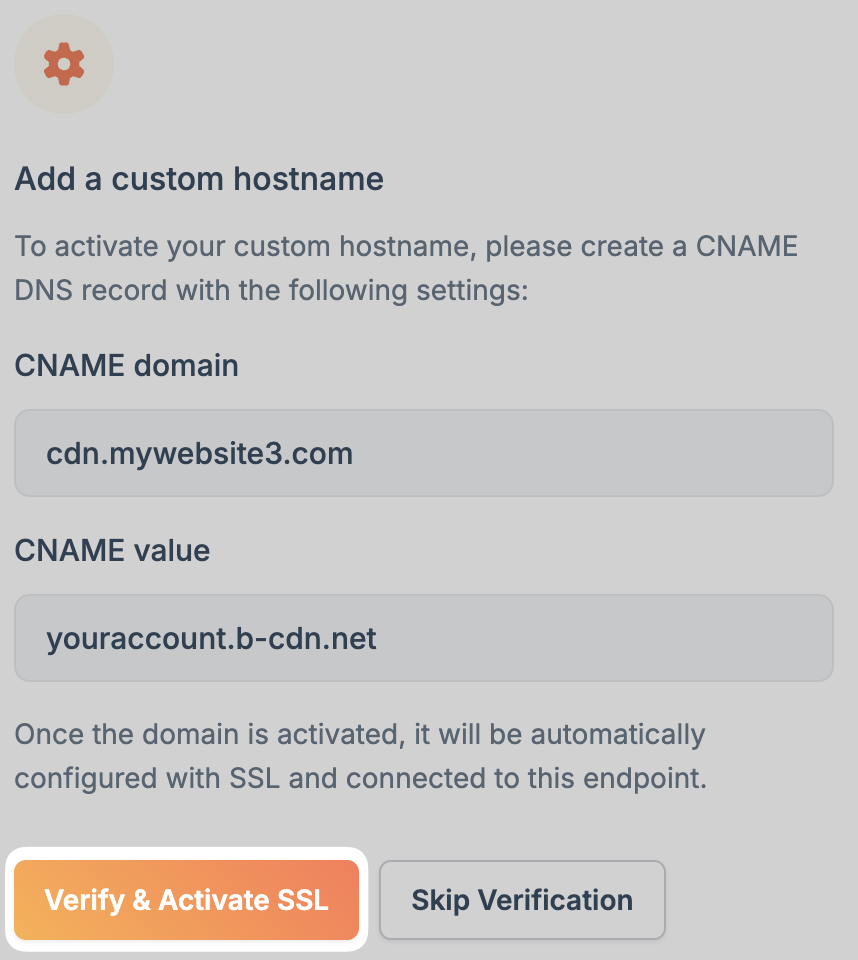 Verify and activate SSL