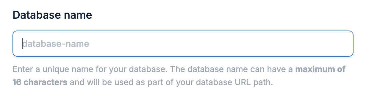 Database Name