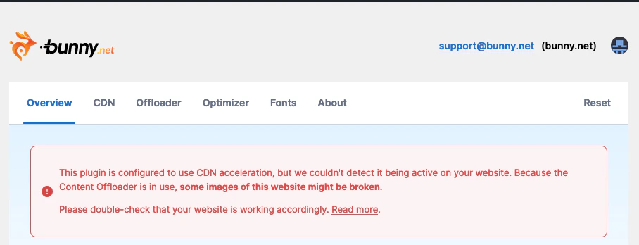 CDN Acceleration Not Enabled error