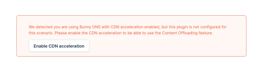 Enable CDN Acceleration
