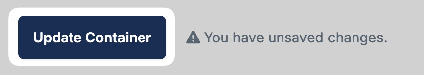 Update container