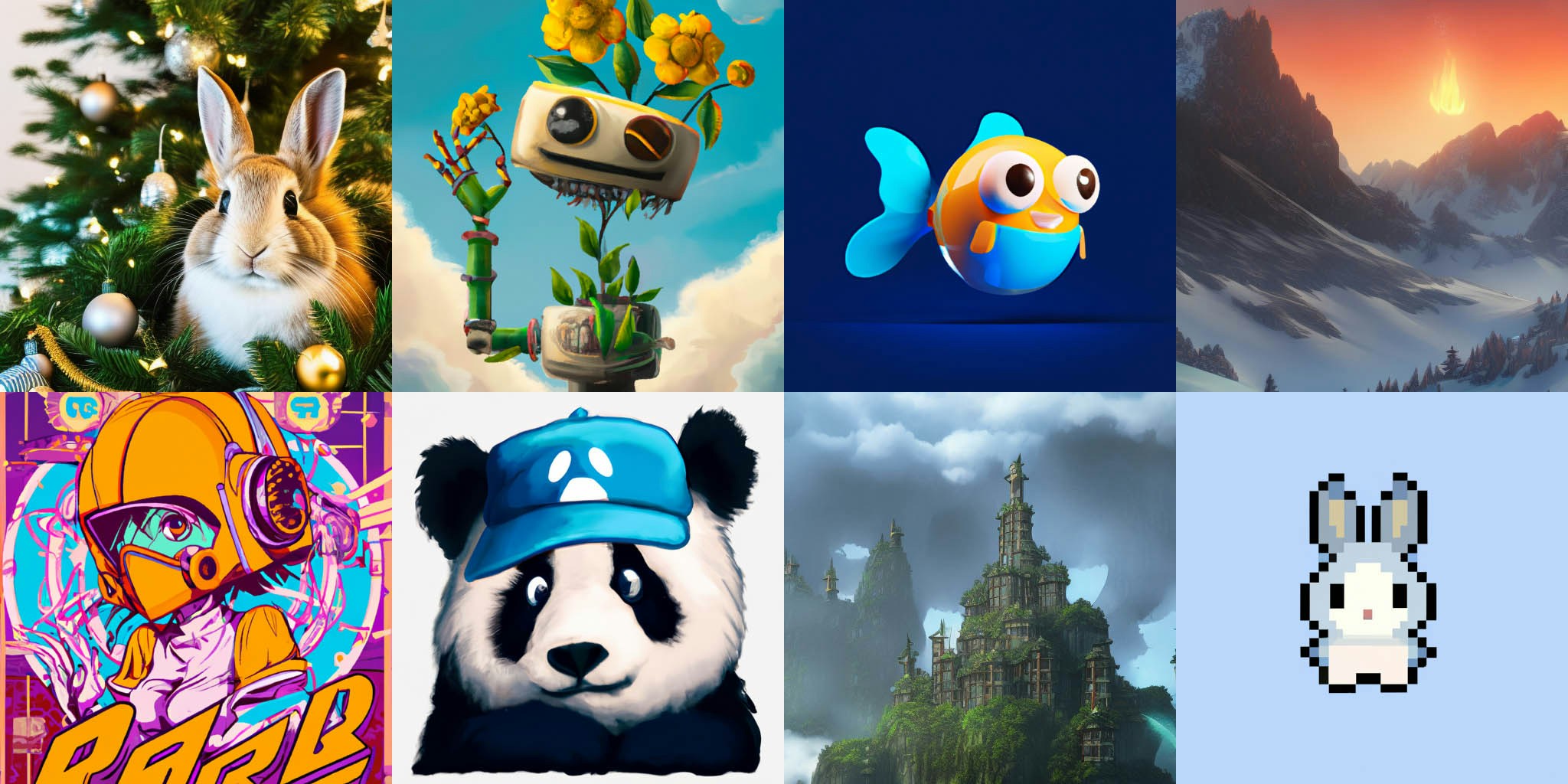 AI-generated image examples