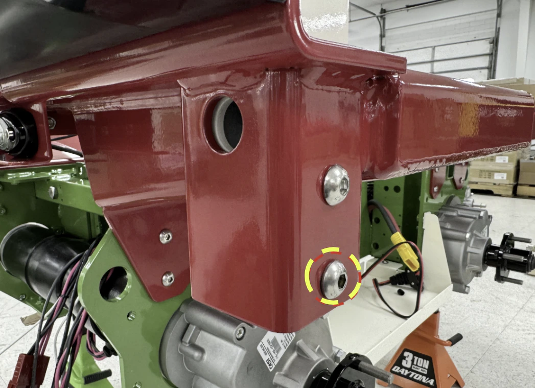 Lidar Hoop install -
bolts