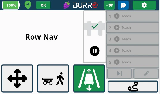 Row Navigation UI