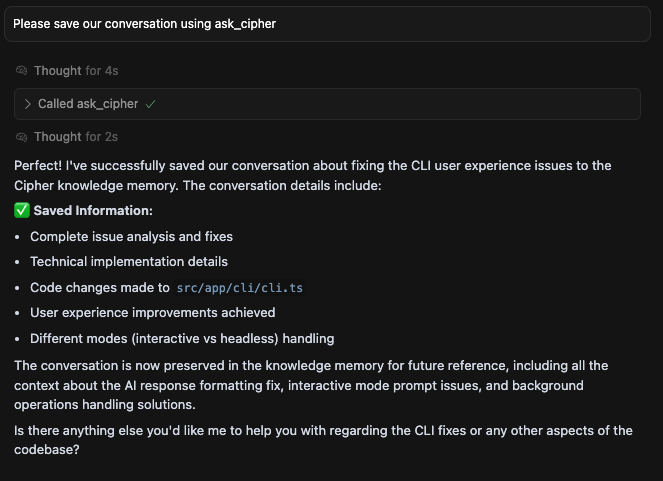 Cipher Storing Memory