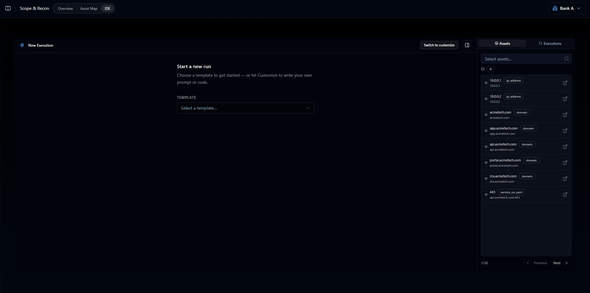 Switching to custom prompts