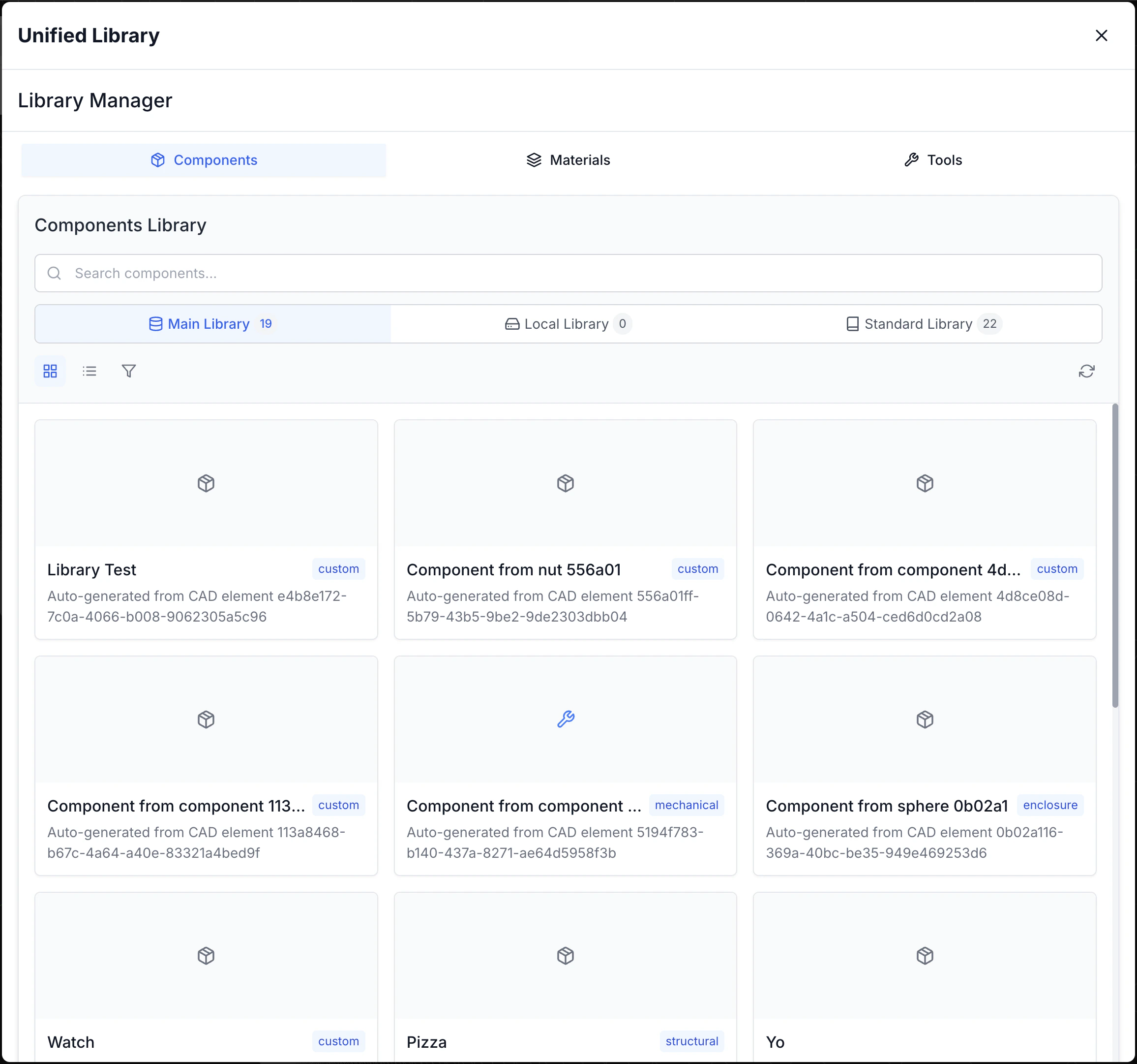 Component Library