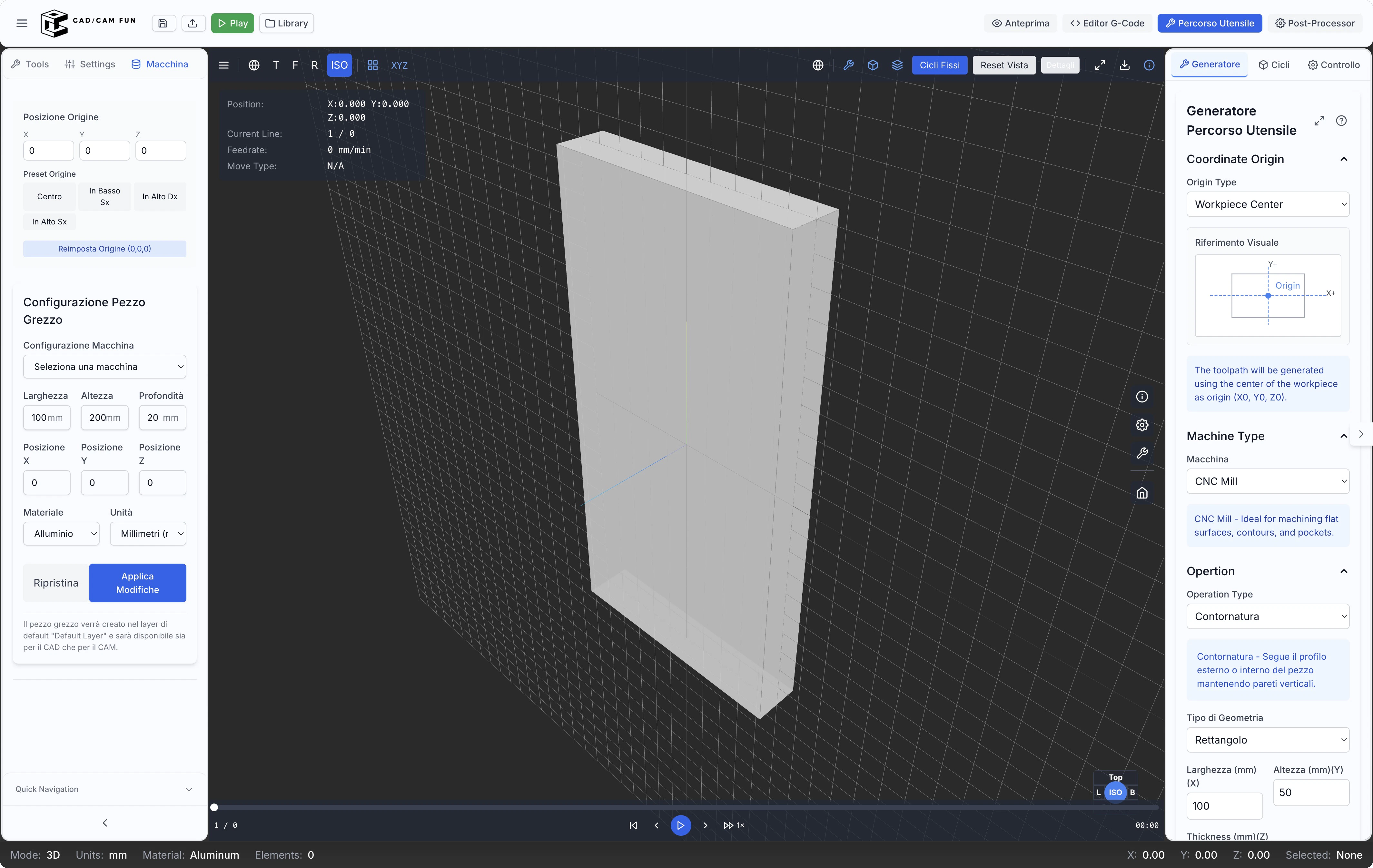 Machining simulation