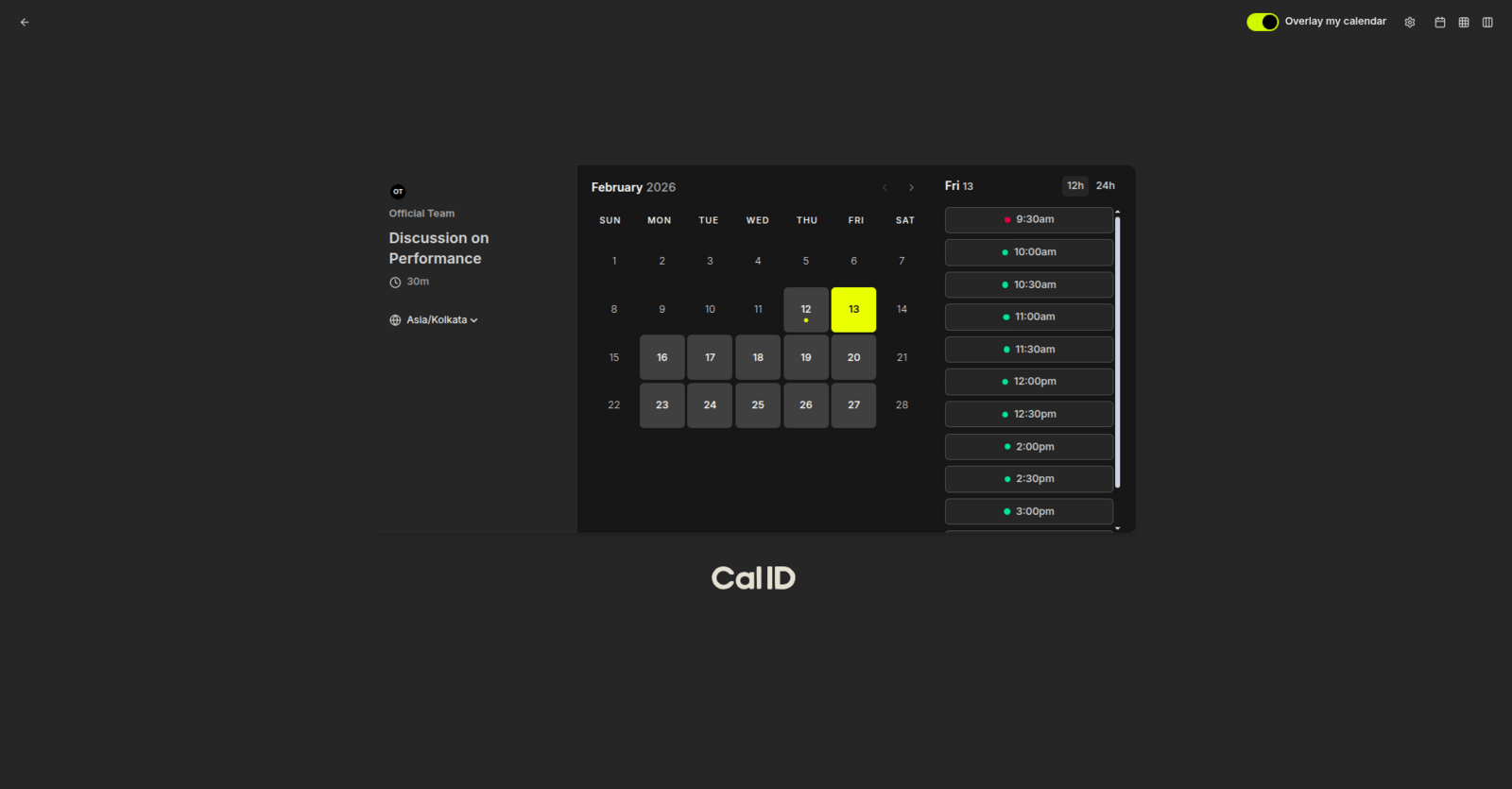 Brand colors applied in dark mode