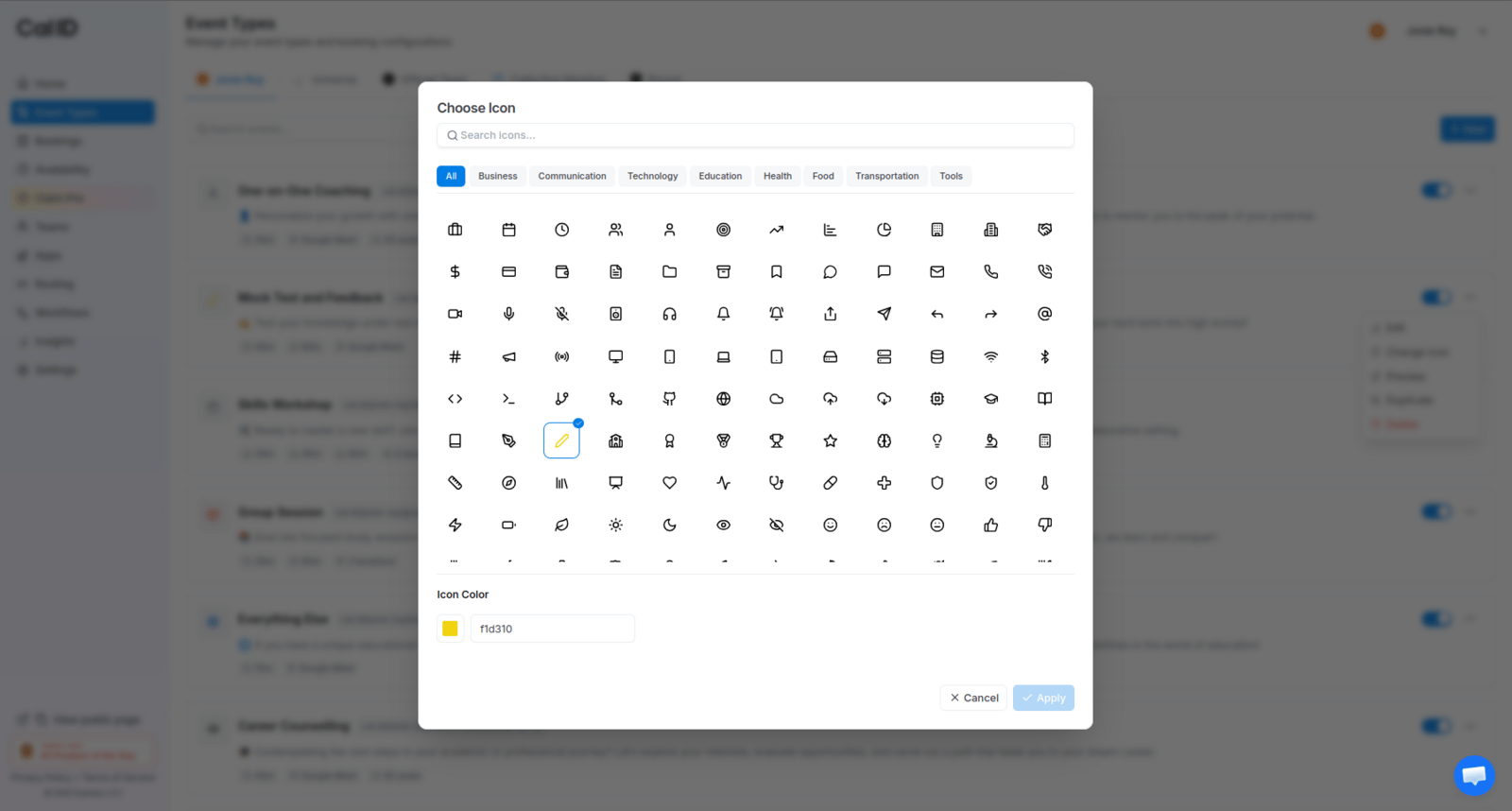 Choose Icon box