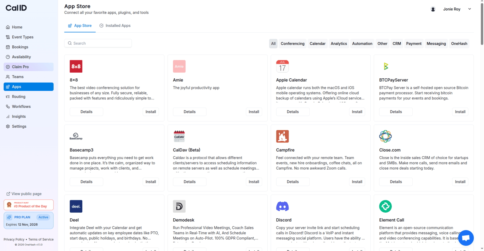 Cal ID App store