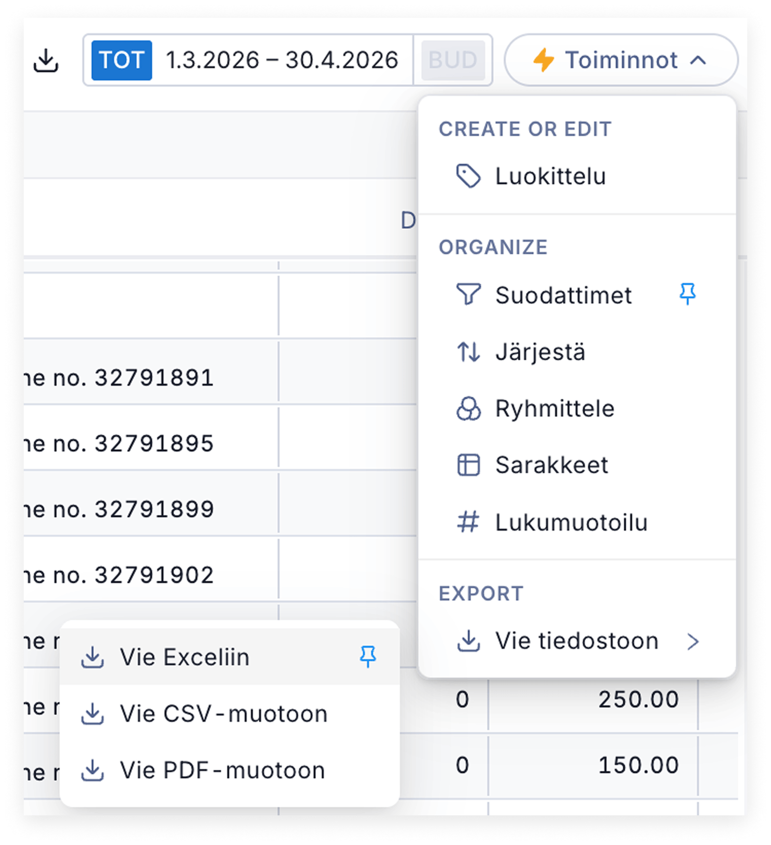 Export To Excel Export To Excel