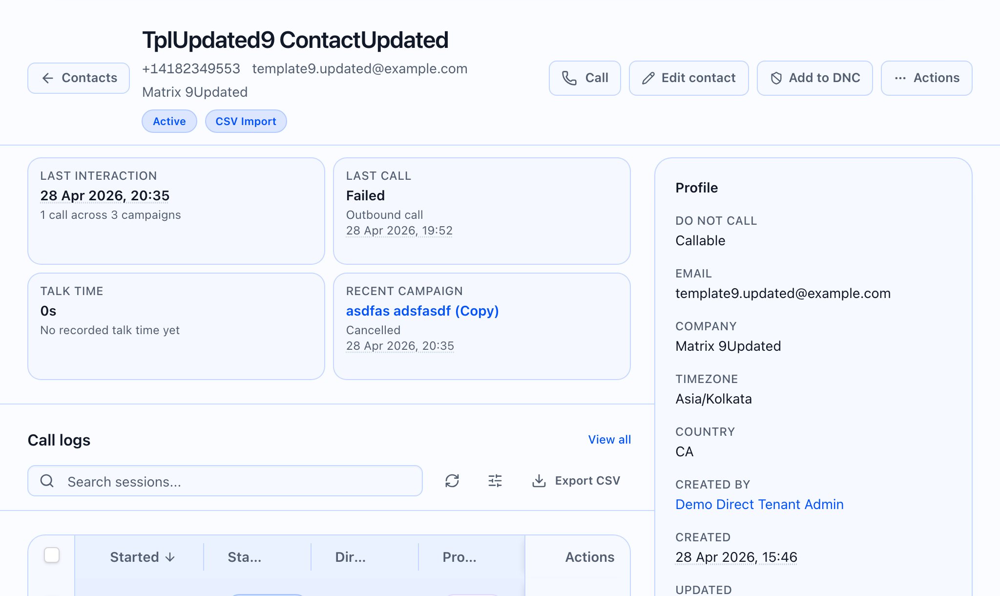 MEDIA: STATIC — Additional fields with at least two custom fields (mixed types if possible).