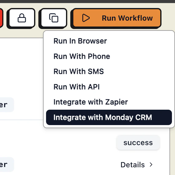 Run Workflow