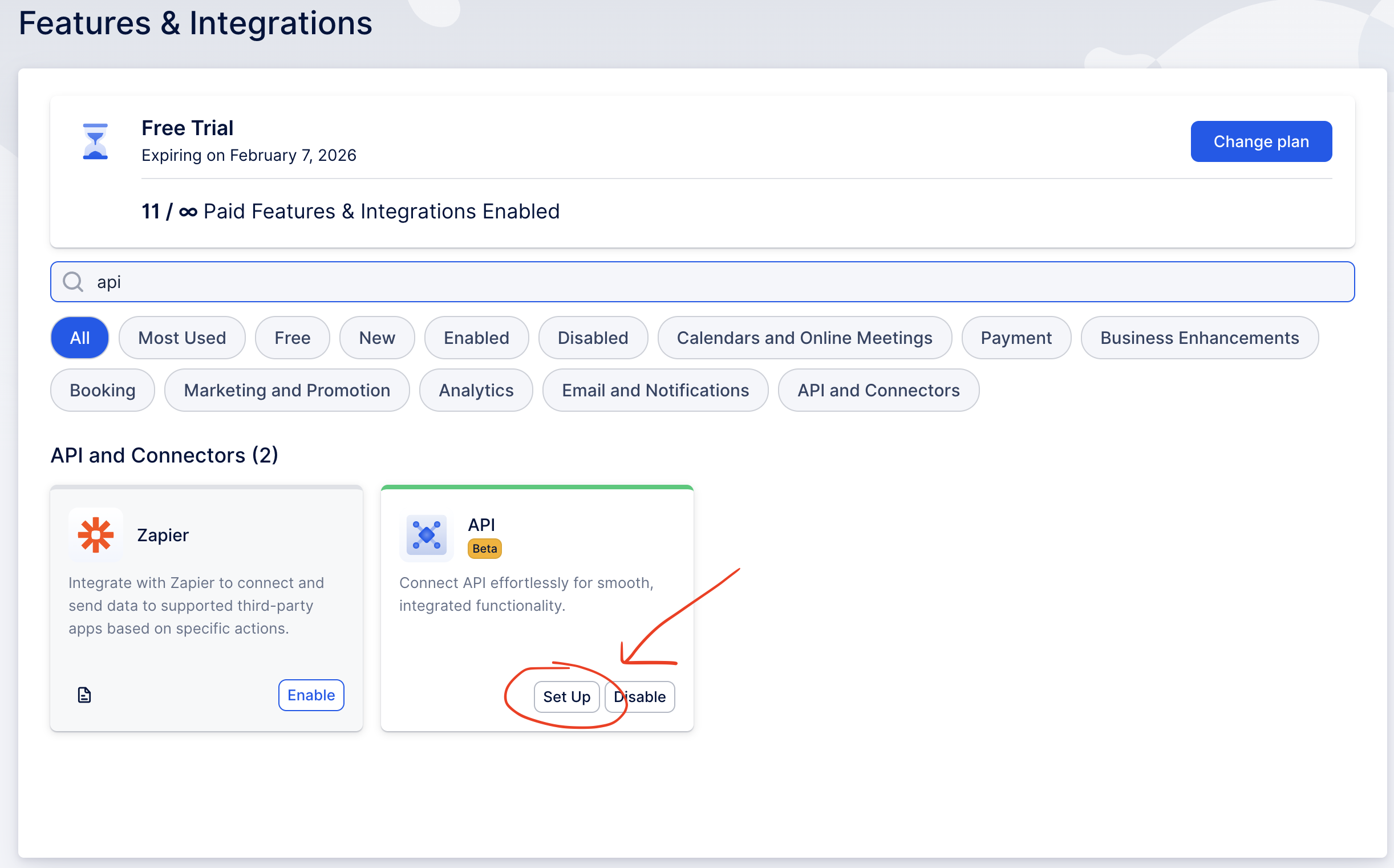 Enable API