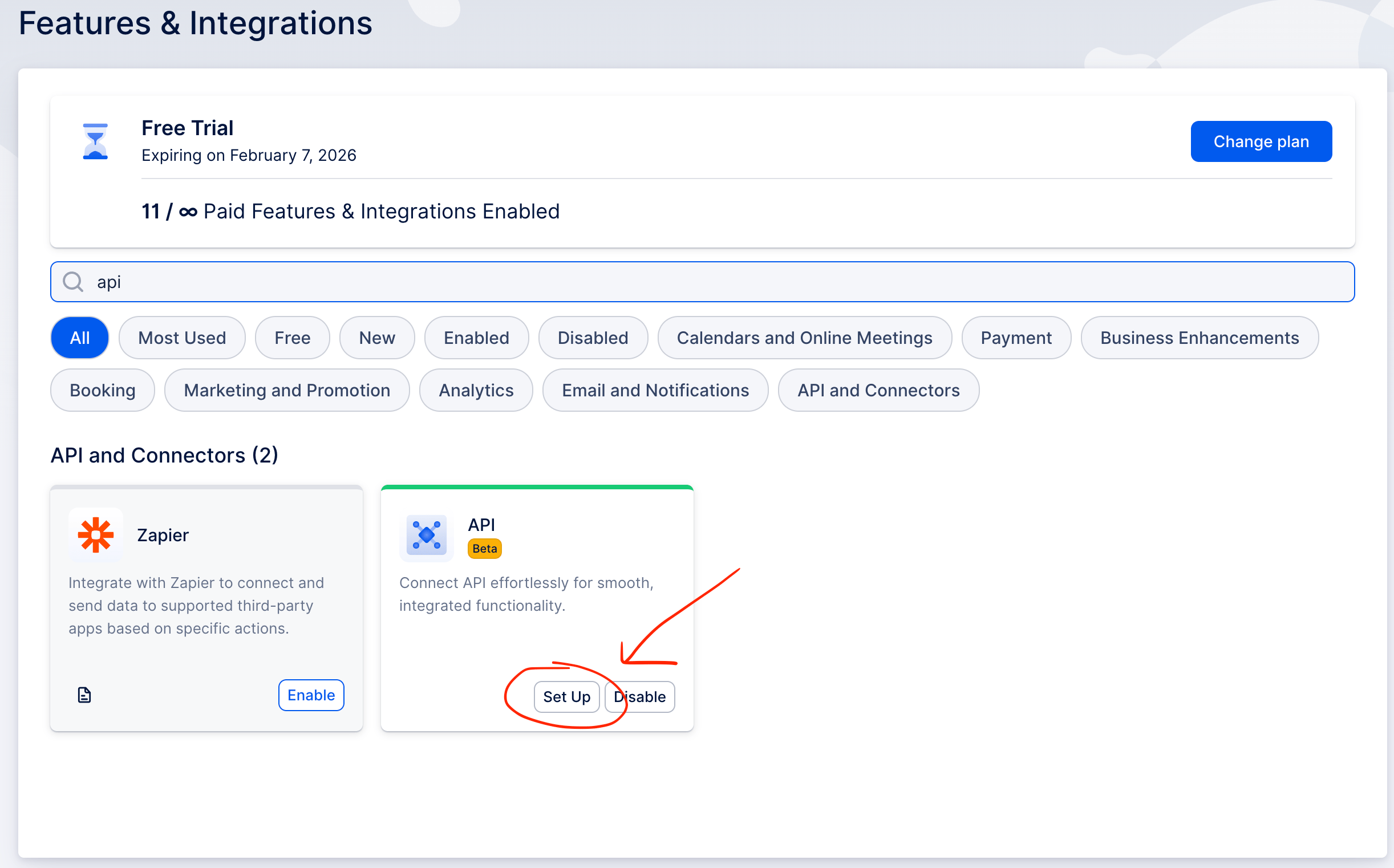 Enable API