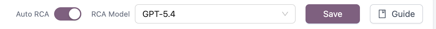 Header controls