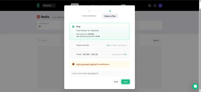 Upstash landing page