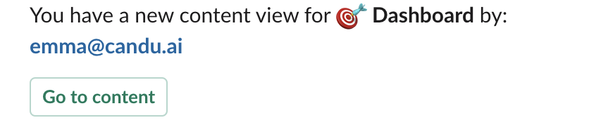 Candu outgoing webhook configuration step