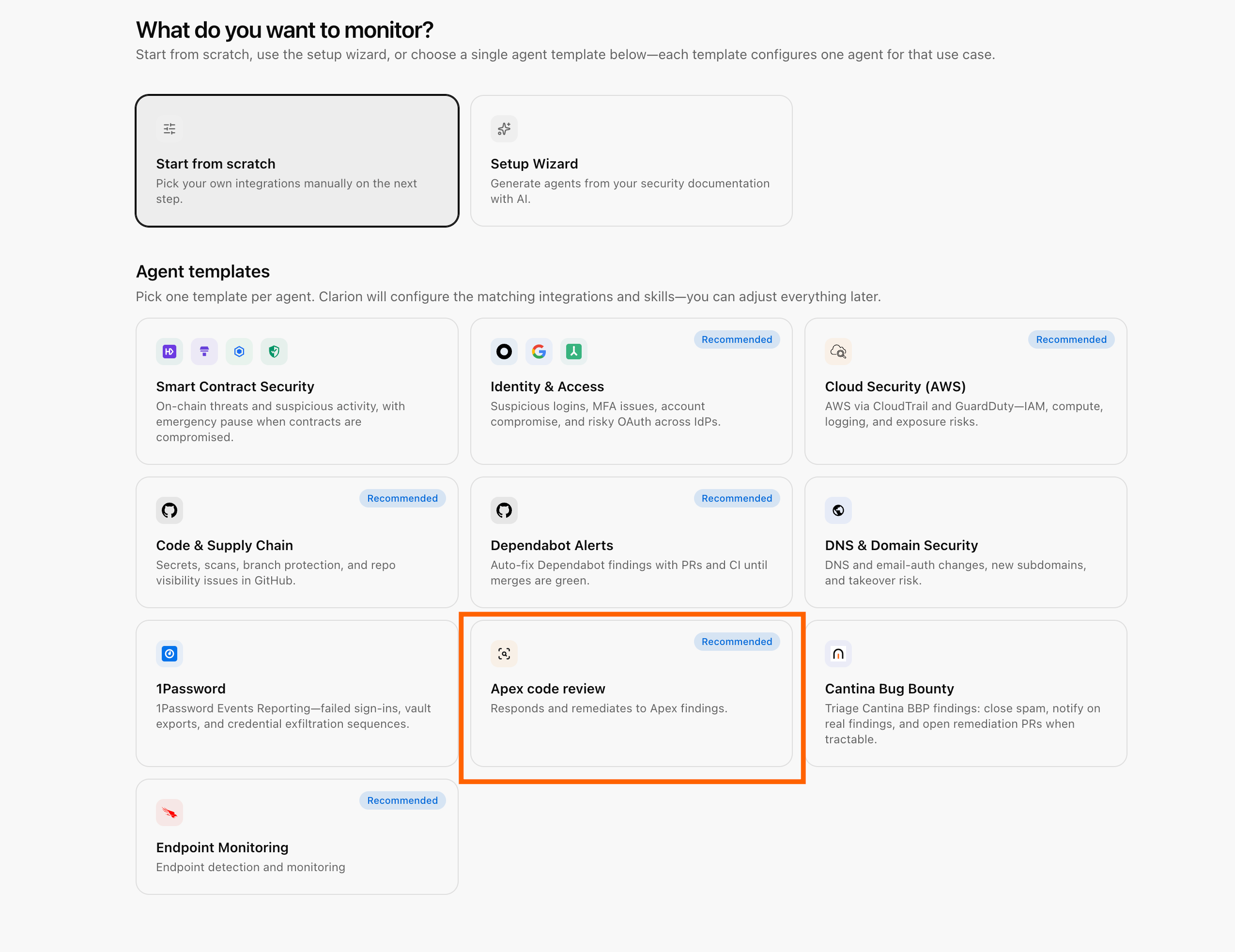 Agent Templates