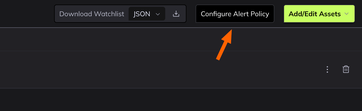 Watchlists in Hypernative