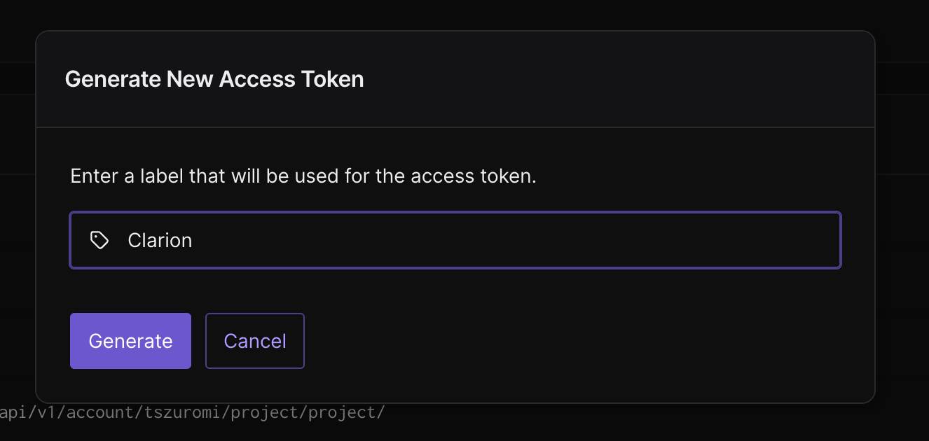 Generate Token
