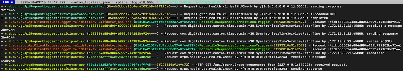 lnav log entry
