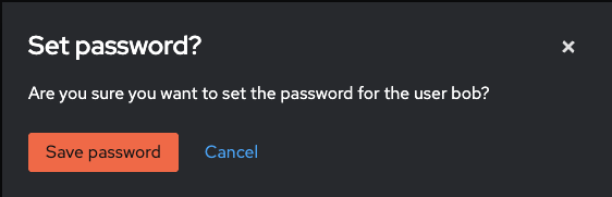 save password