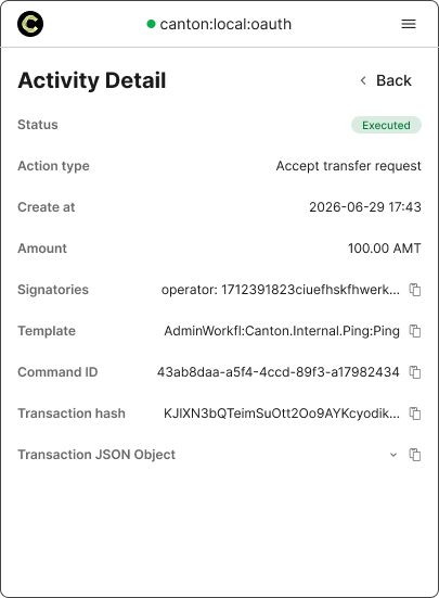 transaction detail