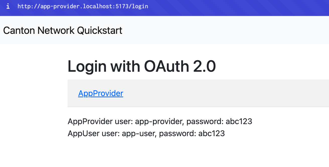 Select AppProvider