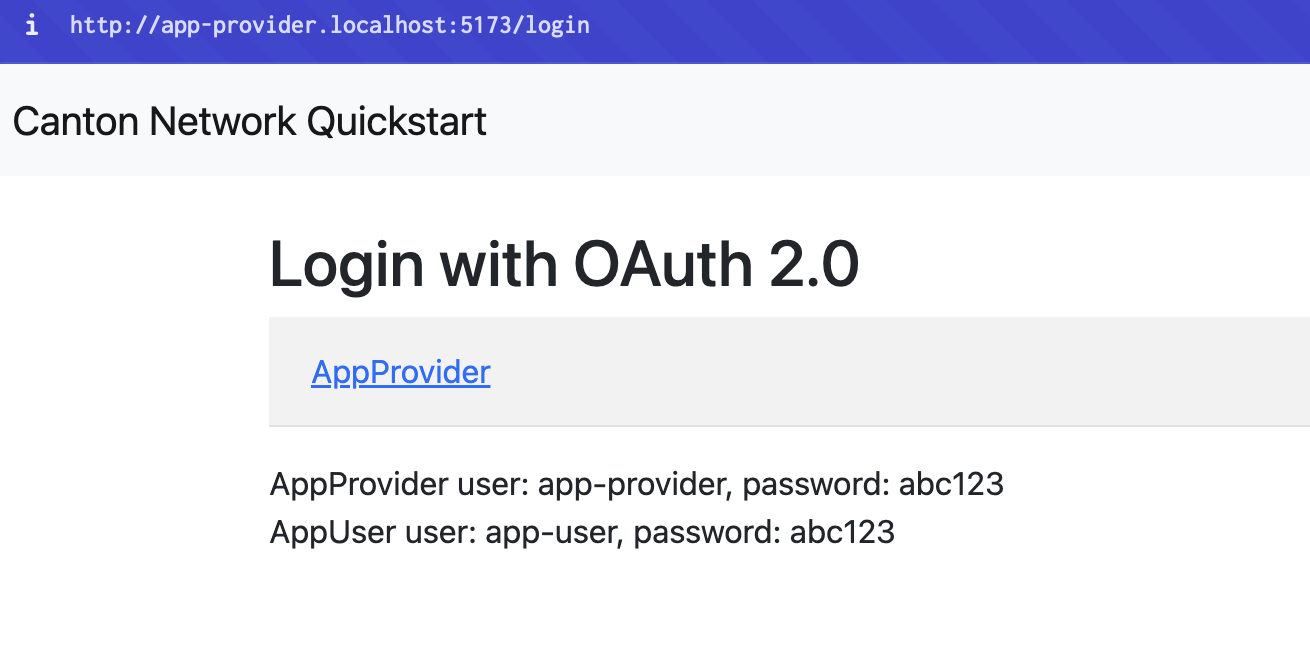 Select AppProvider
