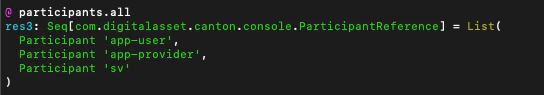 Participant synchronizer