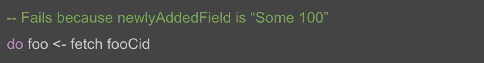 v2 Contract Created with a New Optional Field