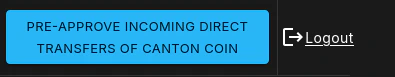 Button to create preapproval
