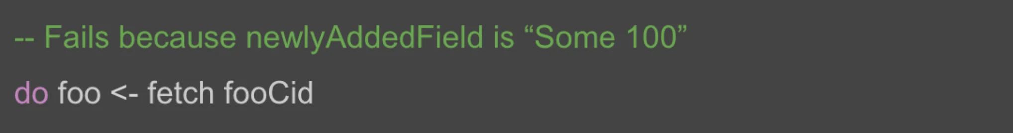 v2 Contract Created with a New Optional Field