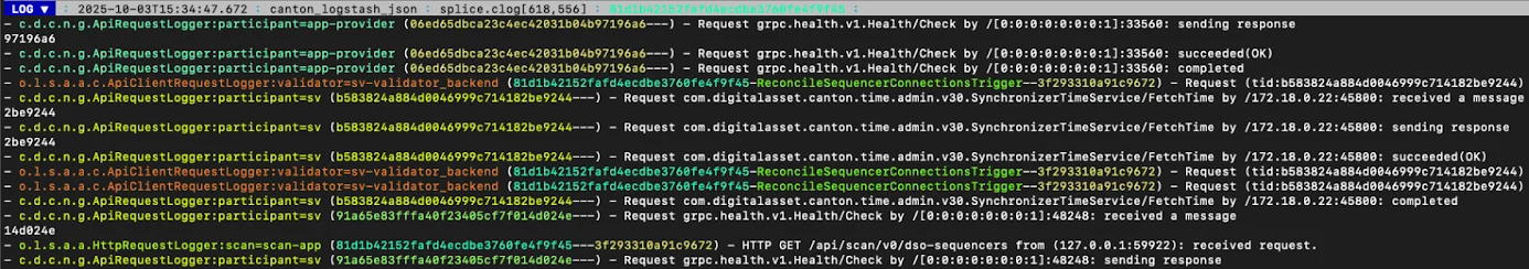 lnav log entry