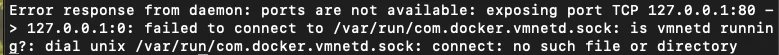 vmnetd error