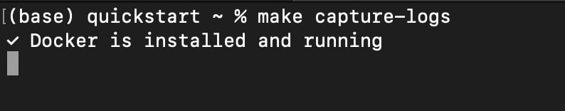 Capture logs